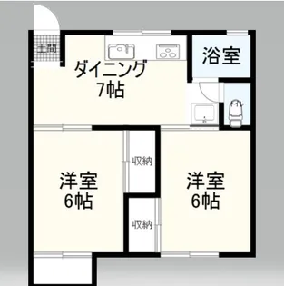 サングリーン桜ケ丘【1階】の間取り