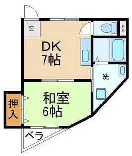 シャルロット【2階】の間取り