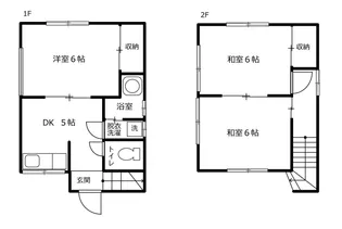岡山県岡山市北区延友【一戸建】の間取り