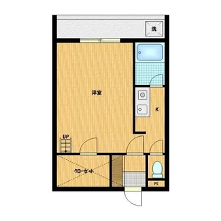 1Kの間取り画像