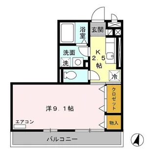 オーベルジュ【2階】の間取り
