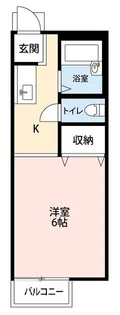 オークヴィラ【1階】の間取り