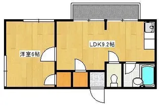 メイユールハウス【2階】の間取り
