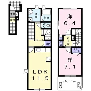 プリムローズHBの間取り