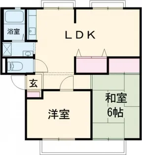 MSハイツ【1階】の間取り