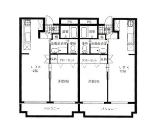 シャトレ壱番館【3階】の間取り