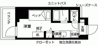 ライジングメゾン新小岩【12階】の間取り