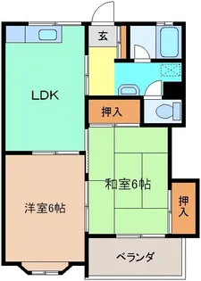 ドミ707【2階】の間取り