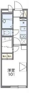 レオパレス翔【2階】の間取り
