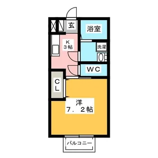 モナリエ マットーネ【2階】の間取り