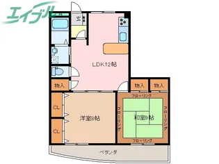 MO-VII【4階】の間取り