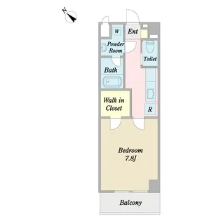 LAND ROAD7【1階】の間取り