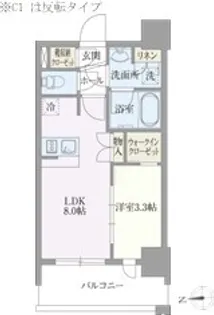 ライトテラス浅草【4階】の間取り