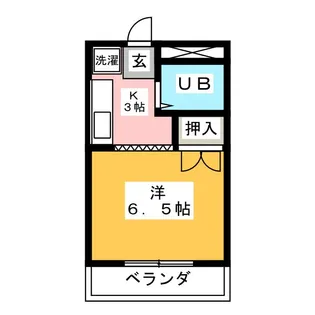 OMレジデンス西岐阜【2階】の間取り