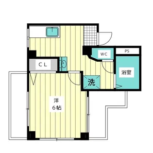 レジデンス車道【3階】の間取り