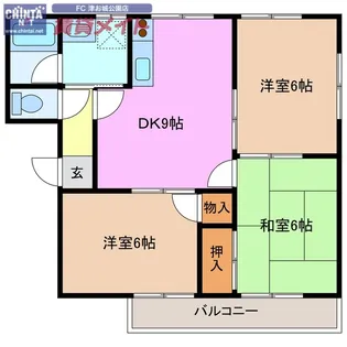 コーポ佐脇【2階】の間取り