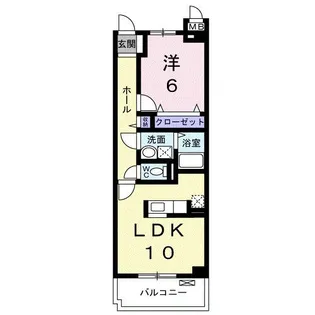 エアリーヒルズ小野【1階】の間取り