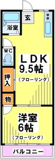 東京都調布市入間町2【マンション】の間取り