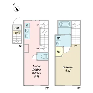 アイコート一橋学園の間取り