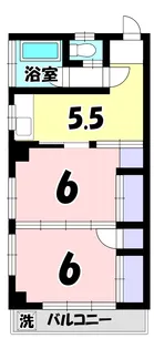 中沢ビルII【2階】の間取り
