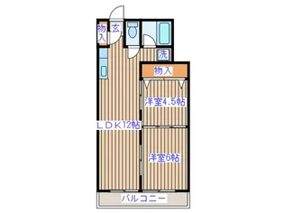 第3セントラルハウス【1階】の間取り