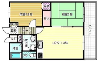 メゾンラヴィ【2階】の間取り