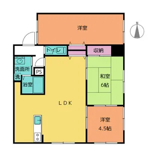 セジュールS函南【1階】の間取り