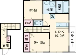 E-MAIII【2階】の間取り