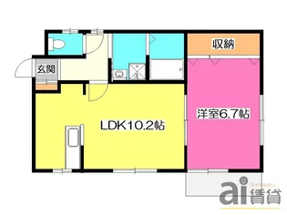 東京都東村山市秋津町4【アパート】の間取り