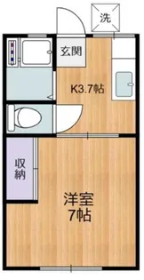 シティハイムブルー【2階】の間取り