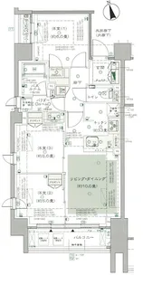 東京都新宿区西早稲田1【マンション】の間取り