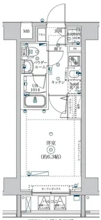 SQUARE CITY YOKOHAMA YAMATE【5階】の間取り