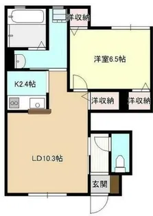 熊本県菊池郡大津町大字大津【アパート】の間取り