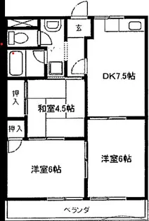 YOUハイツII【3階】の間取り