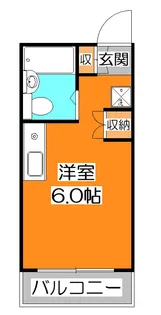 サザンクロス【2階】の間取り