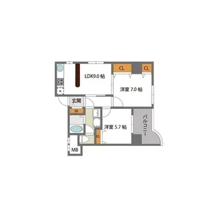 GRAZIO日本一【4階】の間取り