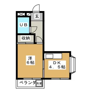 パインハイツ【2階】の間取り