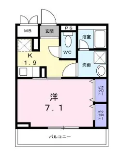 埼玉県戸田市下戸田1【アパート】の間取り