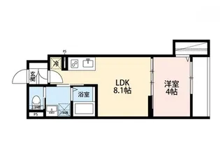 埼玉県川越市新宿町5【アパート】の間取り