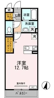 1Rの間取り画像