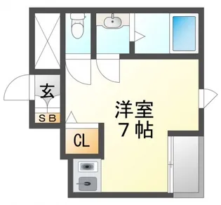 ピュア朝日が丘【3階】の間取り