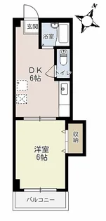 ビーンズ・バレイ【2階】の間取り