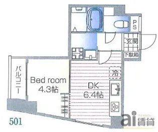 東京都東村山市栄町2【マンション】の間取り