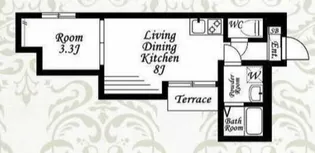 フローレンスベリー愛甲石田【01】【1階】の間取り