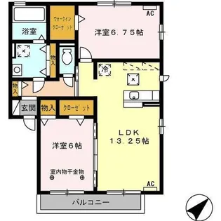 Refino A【1階】の間取り