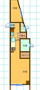 サンエムマンション【2階】の間取り