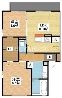 フランボワーズ【2階】の間取り
