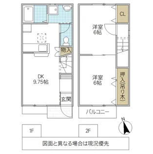 茨城県坂東市沓掛【一戸建】の間取り