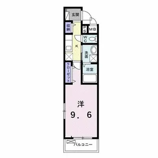 東京都八王子市下柚木2【アパート】の間取り