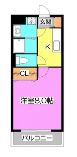 埼玉県新座市大和田5【マンション】の間取り